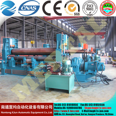 China Spot! MCLW11STNC hydraulic CNC up roller universal plate bending machine supplier