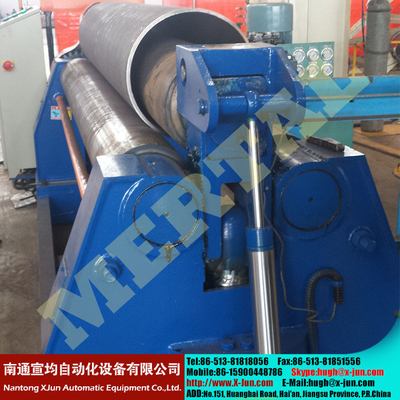 China MCLW11NC hydraulic symmetric three roller plate bending machine,plate rolling machine supplier